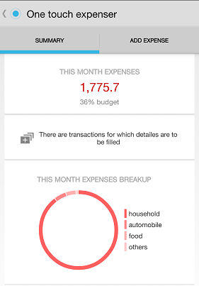 One Touch Expenser - BEST PERSONAL FINANCE APPS FOR ANDROID